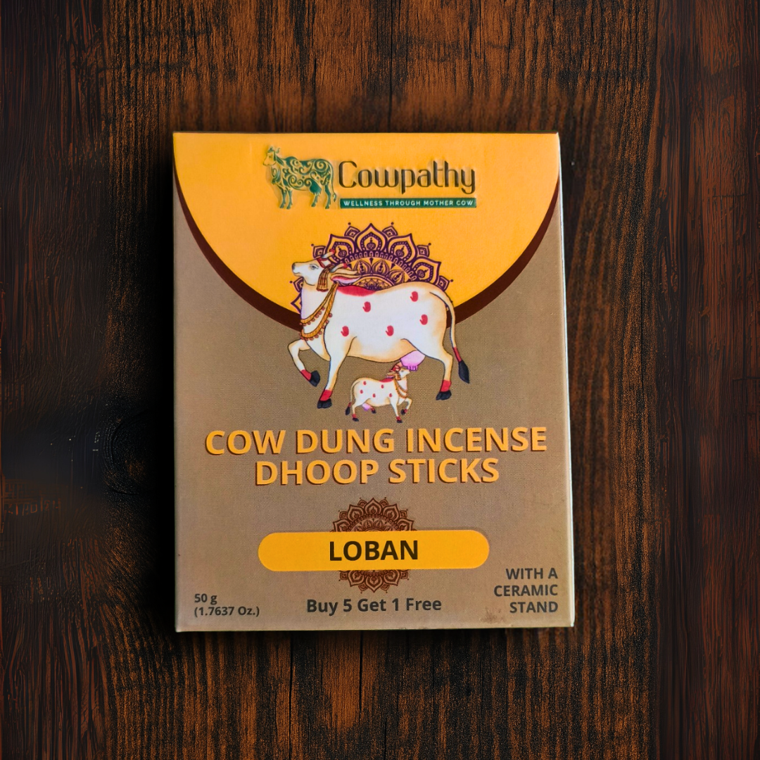 Cow Dung Dhoop Stick Lohvani Loban. No Bamboo