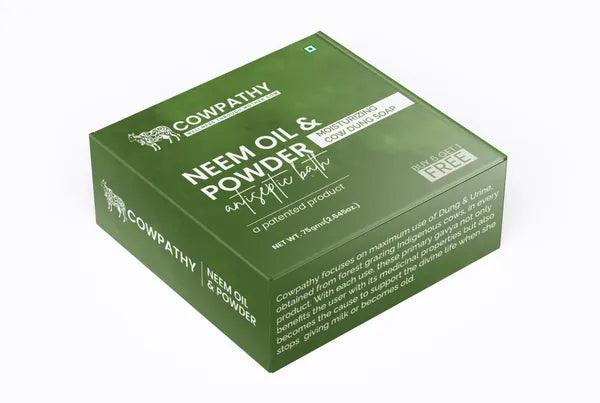Cow dung Soap Neem oil - Neem Powder