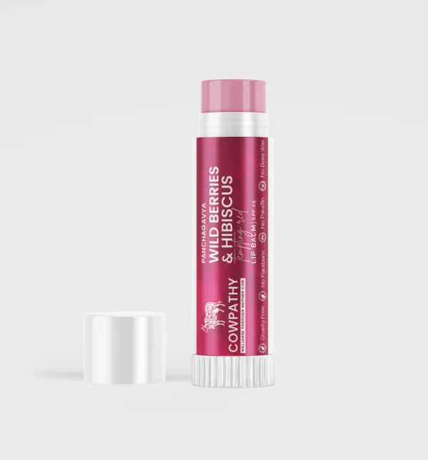 Panchagavya Lip Balm Wild Berries & Hibiscus