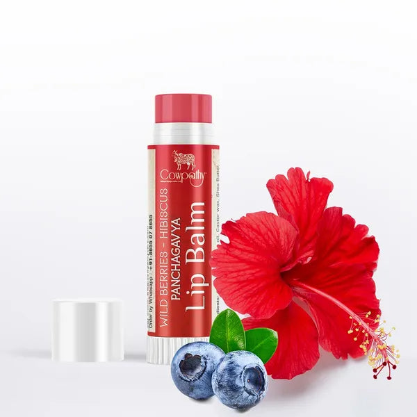 Panchagavya Lip Balm Wild Berries & Hibiscus