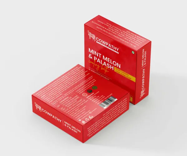 Cow dung Soap Mint Melon Palash Cowpathy