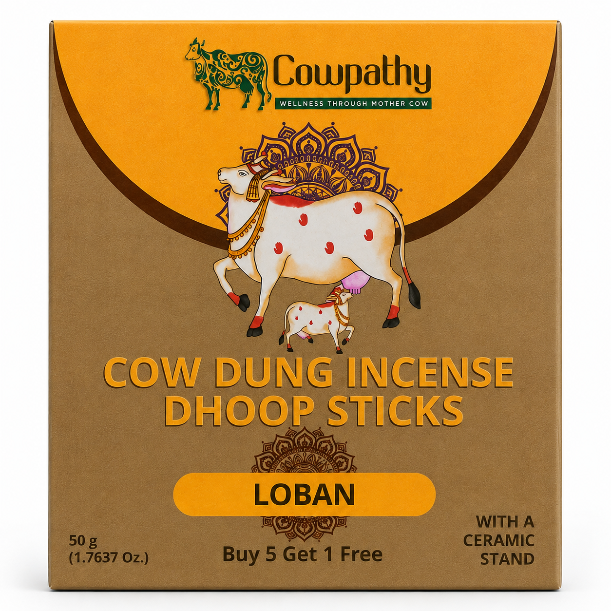 Cow Dung Dhoop Stick Lohvani Loban. No Bamboo
