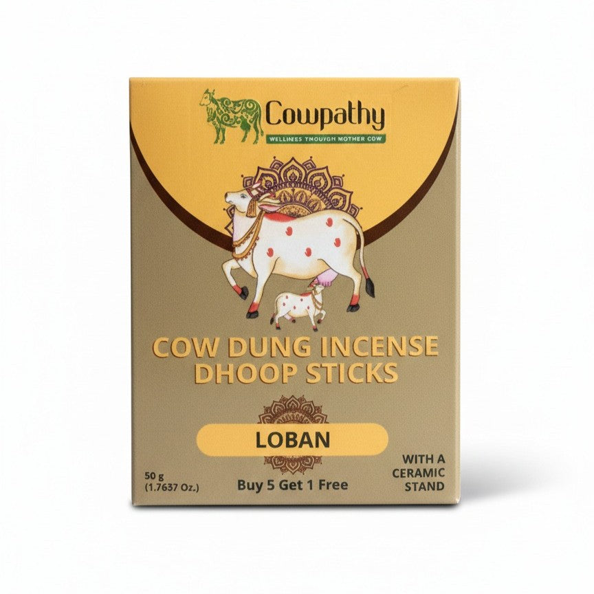 Cow Dung Dhoop Stick Lohvani Loban. No Bamboo