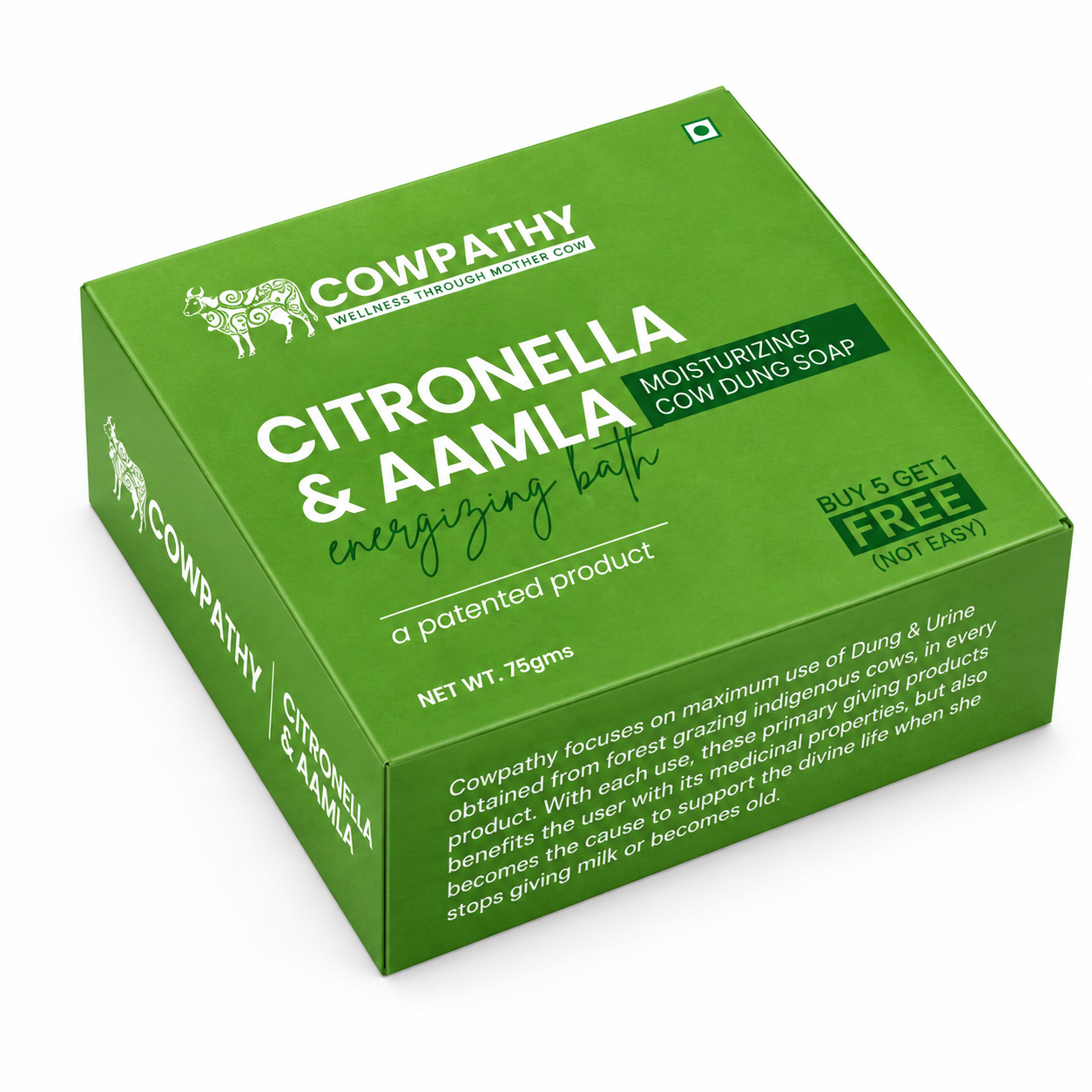 Cow dung Soap Citronella - Aamla