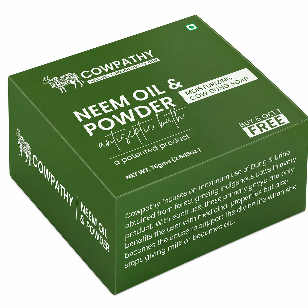 Cow dung Soap Neem oil - Neem Powder