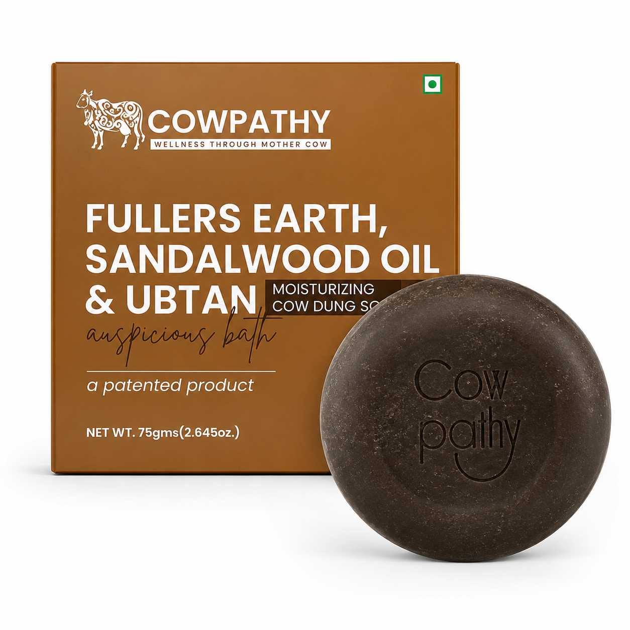 Cow dung Soap Ubtan - Sandal wood