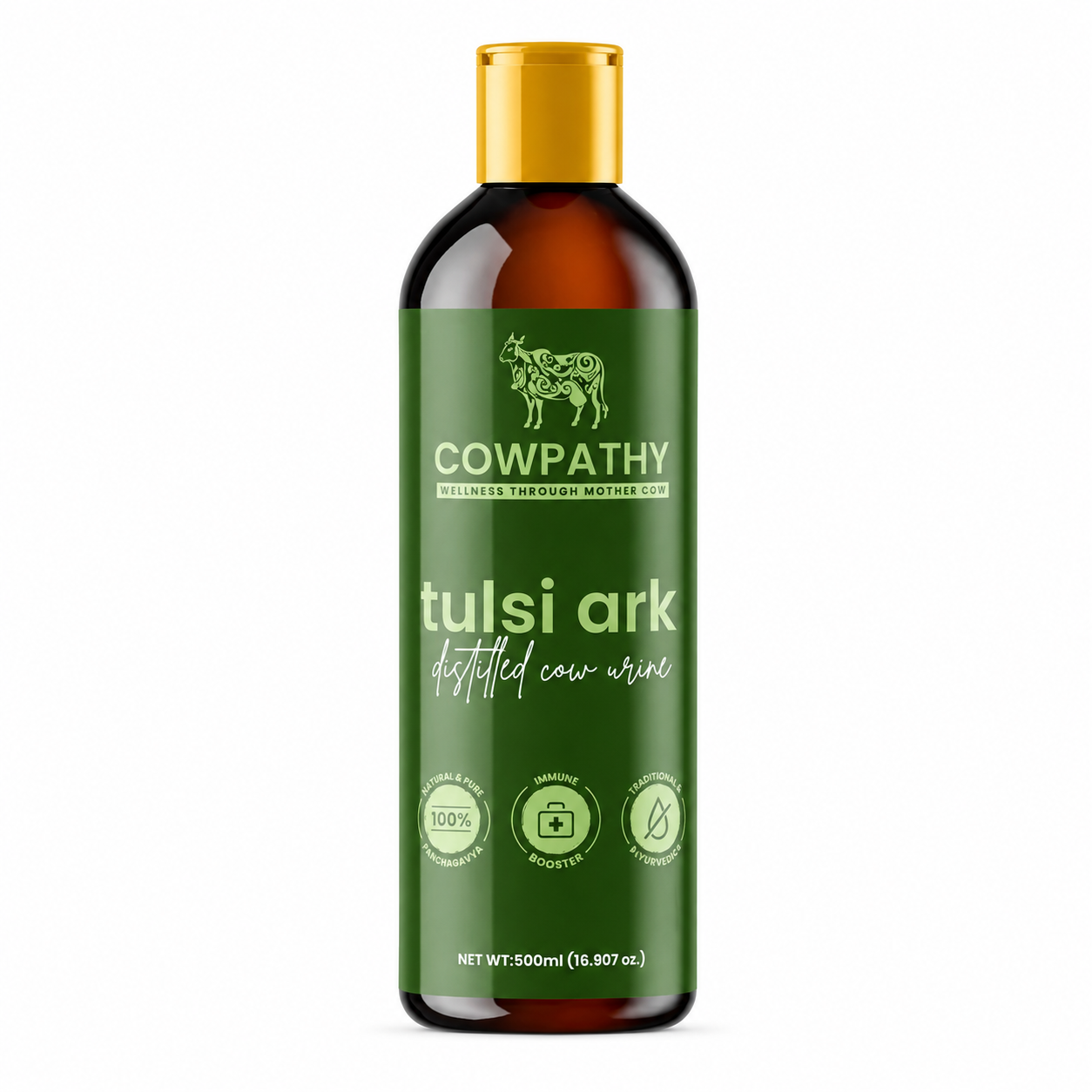 Distilled Cow urine Tulsi Ark 200ml