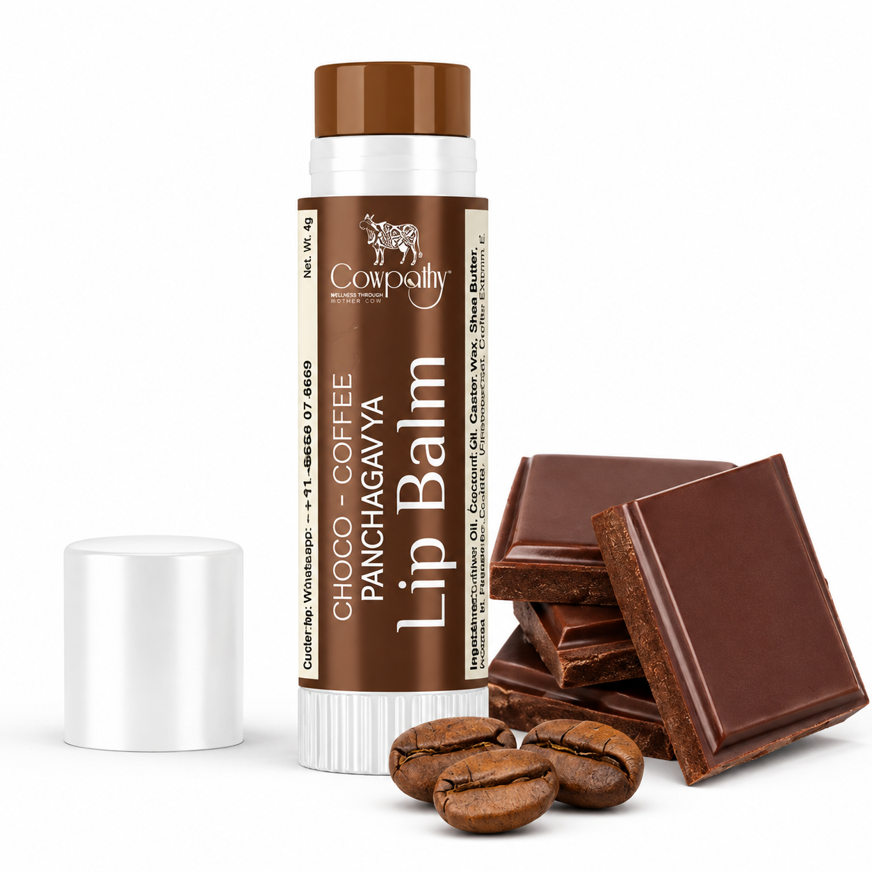 PanchaGavya Choco Coffee Lip Balm