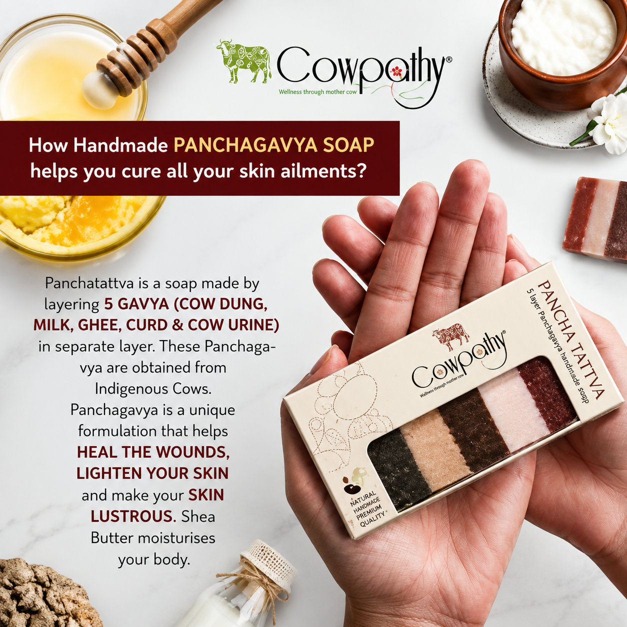 Panchagavya Shea Butter Soap