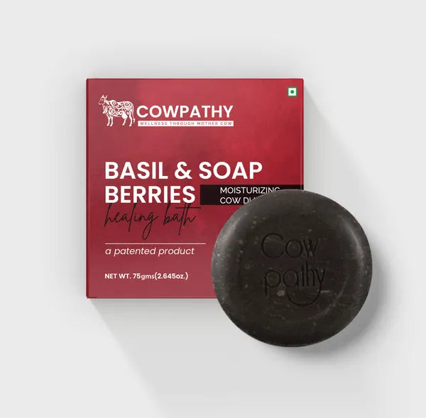 Cow dung Soap Basil - Soap Berries