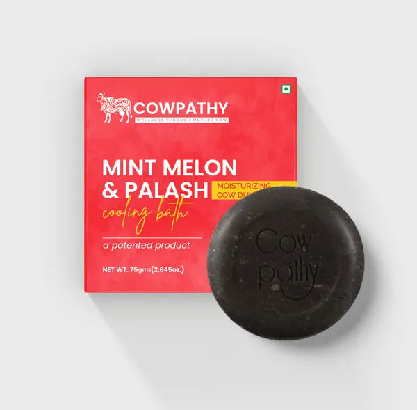 Cow dung Soap Mint - Melon - Palash